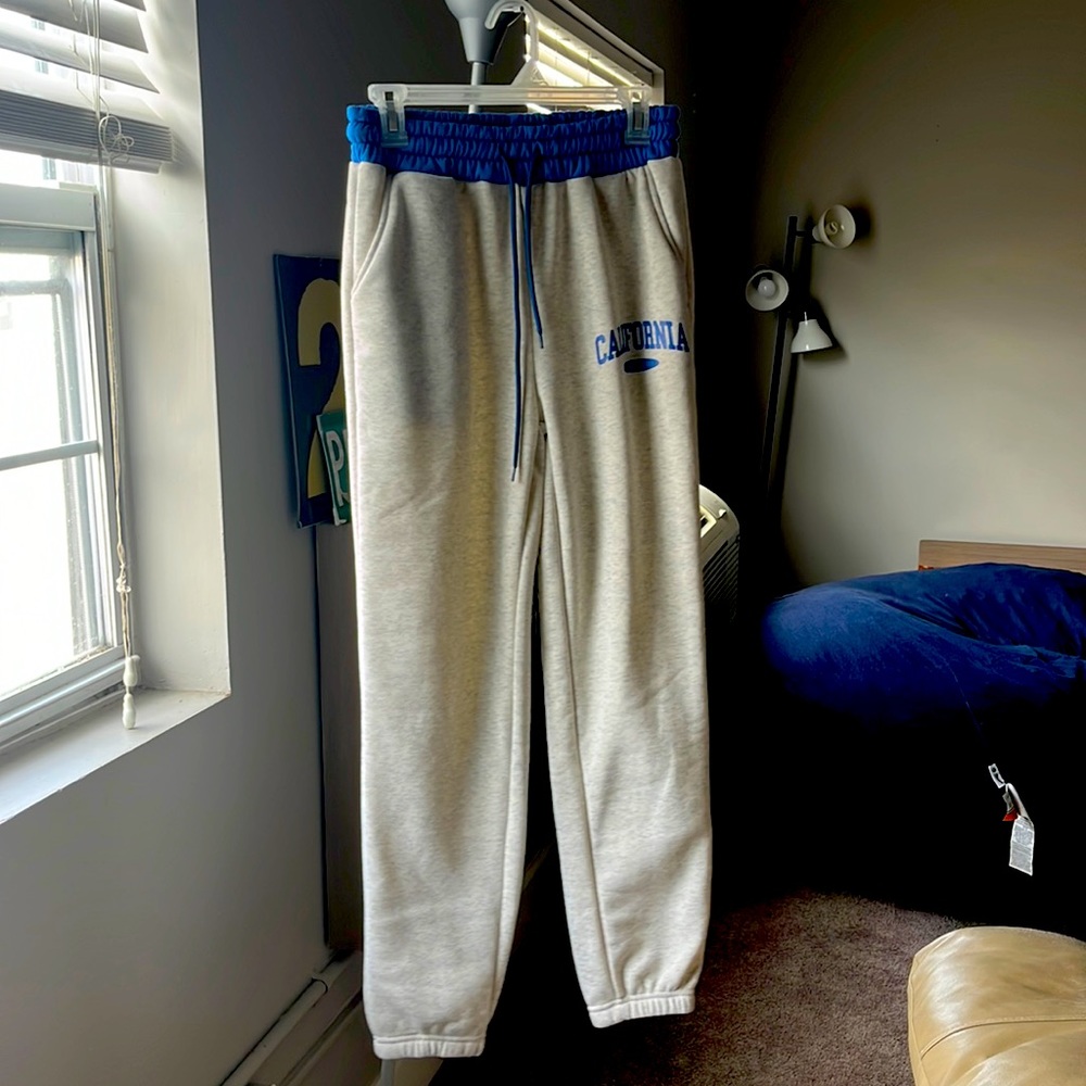 White sweatpants